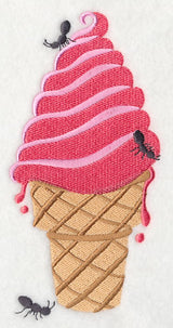 Picnic Ants with Ice Cream Cone