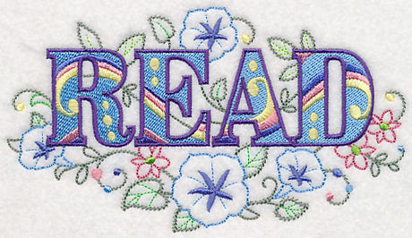 Read with Vintage Flower Fade