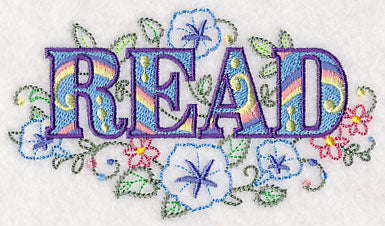 Read with Vintage Flower Fade