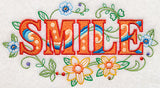 Smile with Vintage Flower Fade