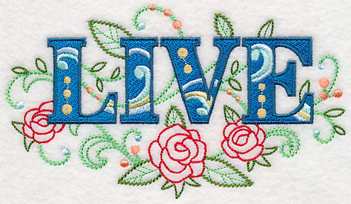 Live with Vintage Flower Fade