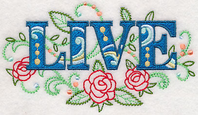 Live with Vintage Flower Fade