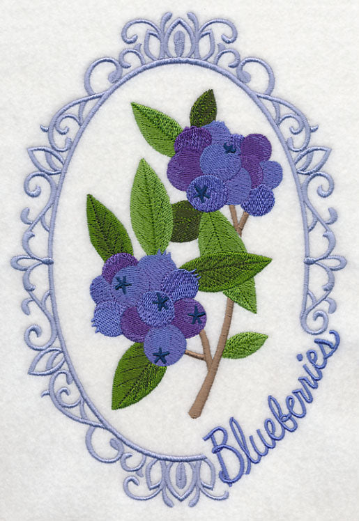 Fruit Cameo - Blueberries