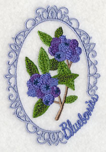 Fruit Cameo - Blueberries