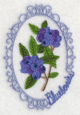 Fruit Cameo - Blueberries