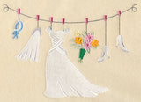 Wedding Clothesline - Bride