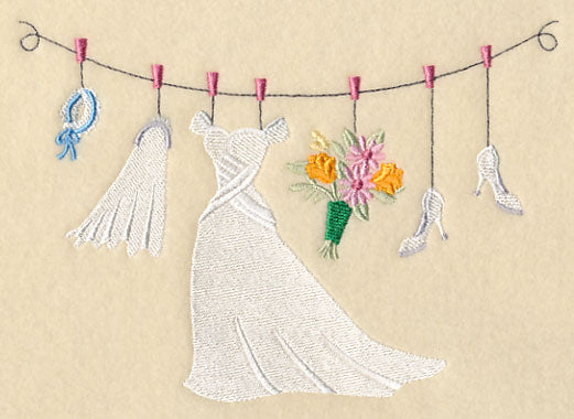 Wedding Clothesline - Bride