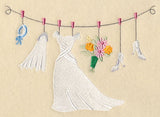 Wedding Clothesline - Bride