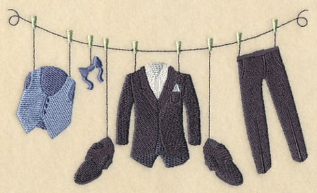 Wedding Clothesline - Groom
