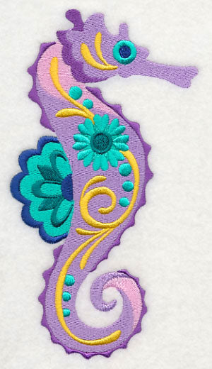Flower Power Seahorse