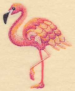 Flamingo in Watercolor