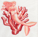 Mermaid and Coral Sketch