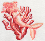 Mermaid and Coral Sketch