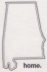 Alabama Outline (Vintage)
