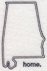 Alabama Outline (Vintage)