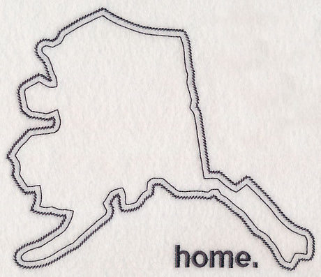 Alaska Outline (Vintage)