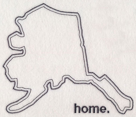 Alaska Outline (Vintage)