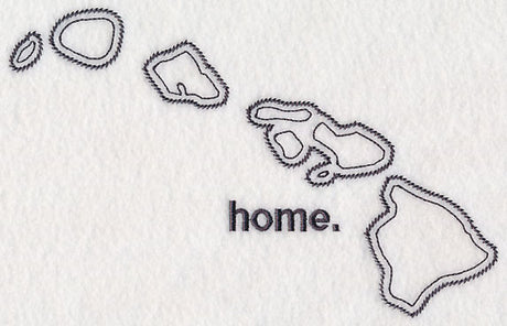 Hawaii Outline (Vintage)