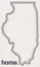 Illinois Outline (Vintage)