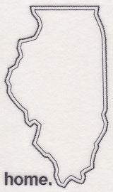 Illinois Outline (Vintage)