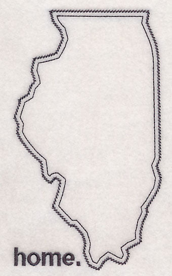 Illinois Outline (Vintage)