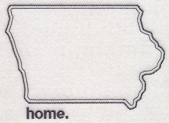Iowa Outline (Vintage)