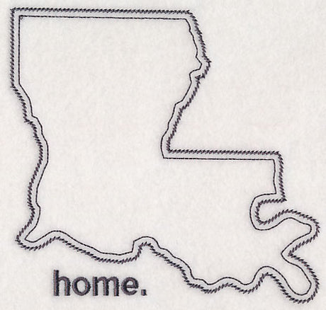 Louisiana Outline (Vintage)