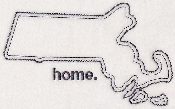 Massachusetts Outline (Vintage)