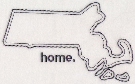 Massachusetts Outline (Vintage)