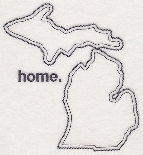 Michigan Outline (Vintage)