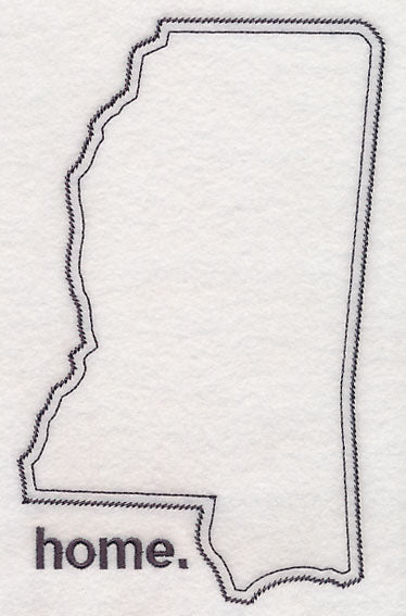 Mississippi Outline (Vintage)