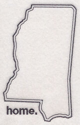 Mississippi Outline (Vintage)