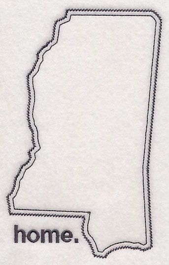 Mississippi Outline (Vintage)