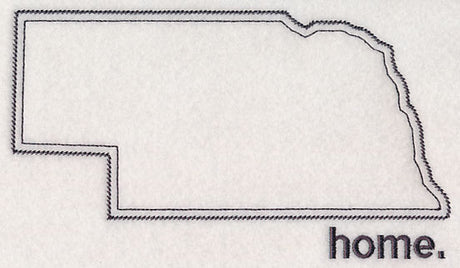 Nebraska Outline (Vintage)