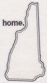 New Hampshire Outline (Vintage)