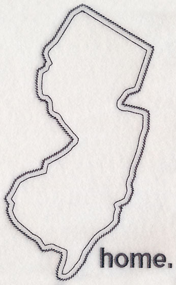 New Jersey Outline (Vintage)