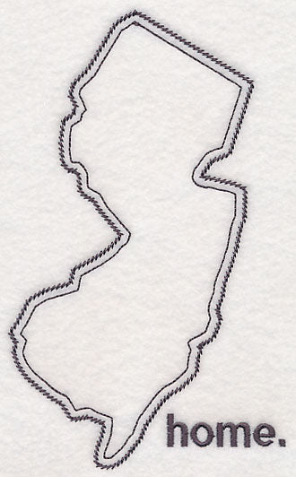 New Jersey Outline (Vintage)
