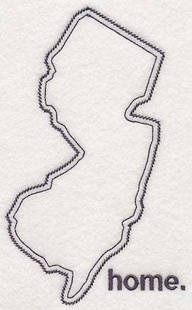 New Jersey Outline (Vintage)
