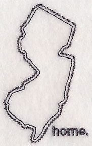 New Jersey Outline (Vintage)