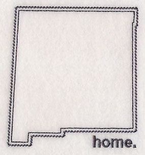New Mexico Outline (Vintage)