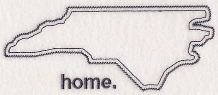 North Carolina Outline (Vintage)