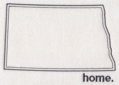 North Dakota Outline (Vintage)