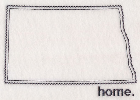 North Dakota Outline (Vintage)