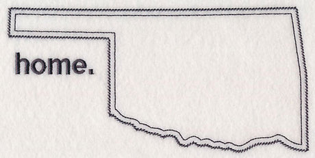 Oklahoma Outline (Vintage)