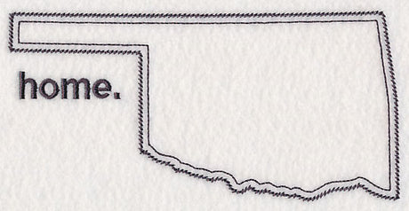 Oklahoma Outline (Vintage)