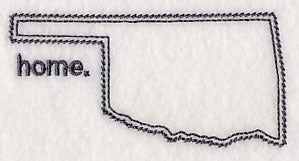 Oklahoma Outline (Vintage)