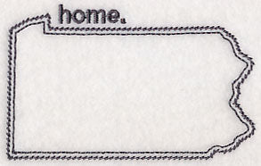 Pennsylvania Outline (Vintage)