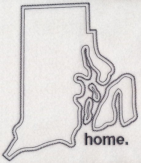 Rhode Island Outline (Vintage)