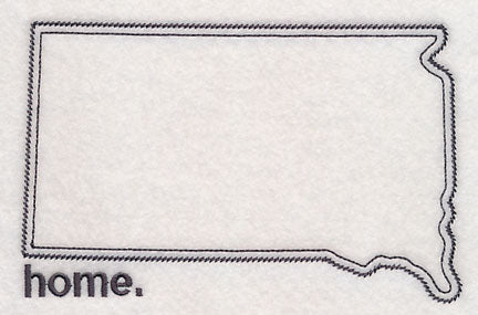 South Dakota Outline (Vintage)