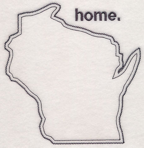 Wisconsin Outline (Vintage)